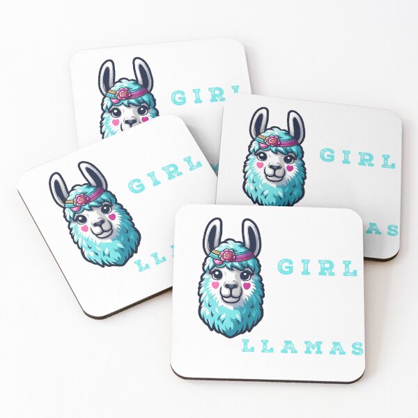Item preview, Just A Girl Who Loves Llamas designed and sold by Suukunna.