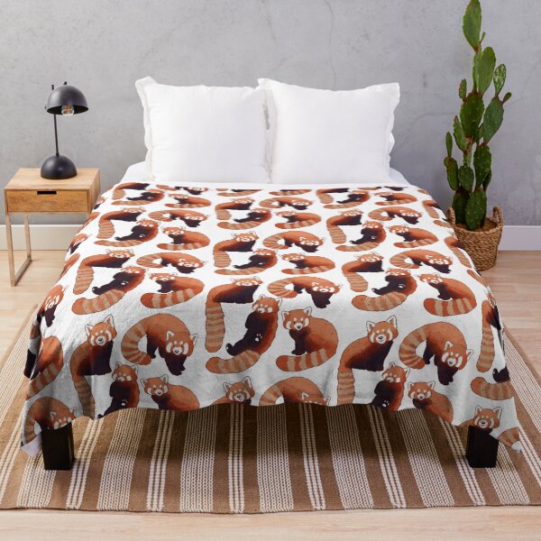 Item preview, Red panda art pattern designed and sold by Yaragold.