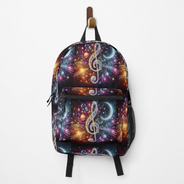 Item preview, Treble Moon The Stars & Music Everywhere AI Generated designed and sold by BrightrDayMusicArt.