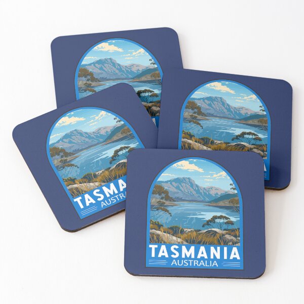 Item preview, Tasmania Australia Travel Art Emblem designed and sold by KrisSidDesigns.