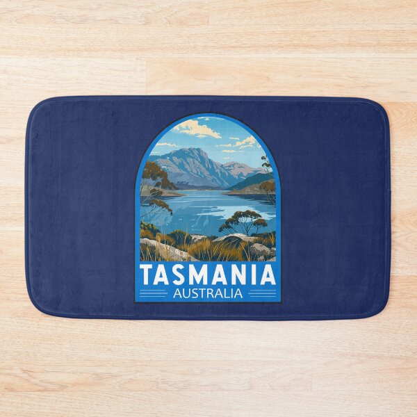 Artikelvorschau, Tasmanien Australien Reisekunst Emblem entworfen und verkauft von KrisSidDesigns.