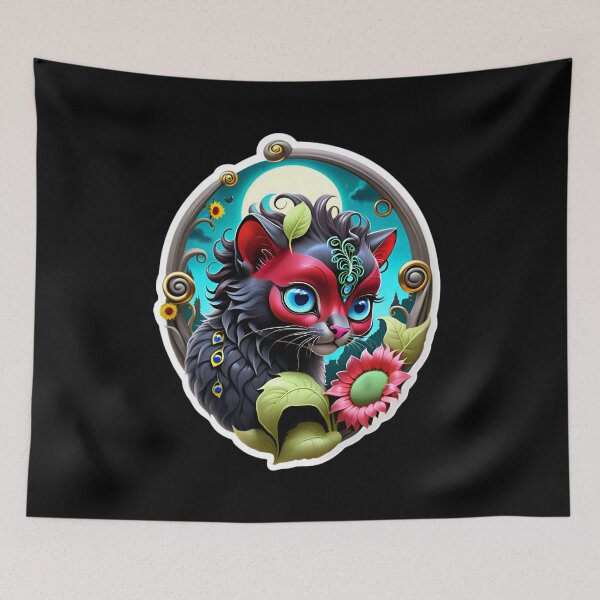 Item preview, Cute Fantasy Kitty Cat designed and sold by TheArtOfPat.