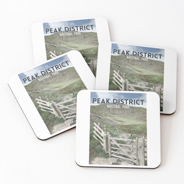 Item preview, Retro Travel Poster - The Peak District, Derbyshire, England, UK. designed and sold by Paul Rowland.