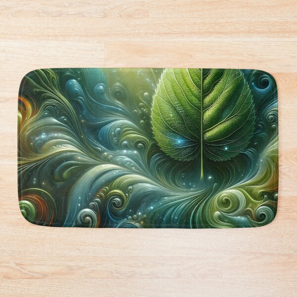 Item preview, Copy of a bright green leaf surreal designed and sold by bernhagen.