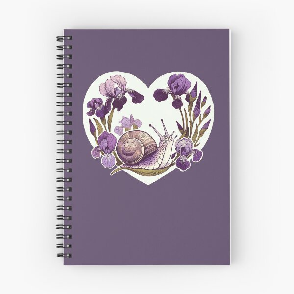 Aperçu de l'œuvre Escargot Iris violet créée et vendue par FrictionMaxxing.