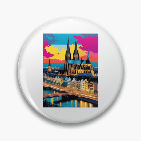Item preview, Cologne Cathedral, Cologne, Germany, design in pop art style designed and sold by CreativeSparkzz.