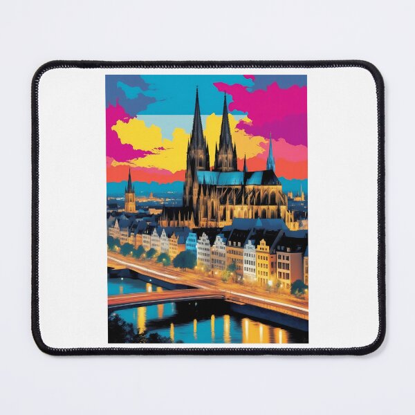 Item preview, Cologne Cathedral, Cologne, Germany, design in pop art style designed and sold by CreativeSparkzz.
