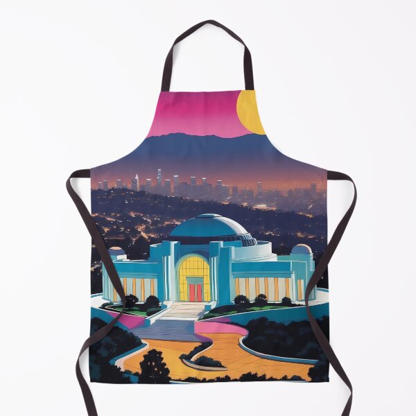Item preview, Griffith Observatory, Los Angeles, California, USA, design in Pop Art style designed and sold by CreativeSparkzz.