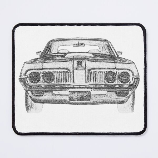 Item preview, 70s Mercury Cougar Eliminator designed and sold by VintageCarsShop.