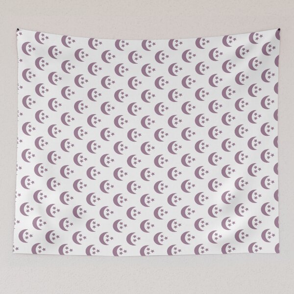 Item preview, Purple Moon and Three Stars designed and sold by ValeriesGallery.
