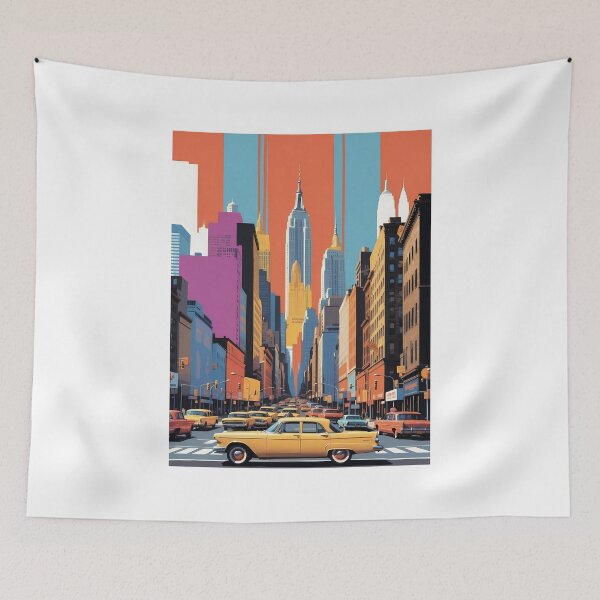 Item preview, New York City, New York, USA, design in pop art style designed and sold by CreativeSparkzz.