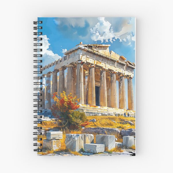 Item preview, Greek Acropolis Watercolor Travel Landmarks designed and sold by SayItWithYours.