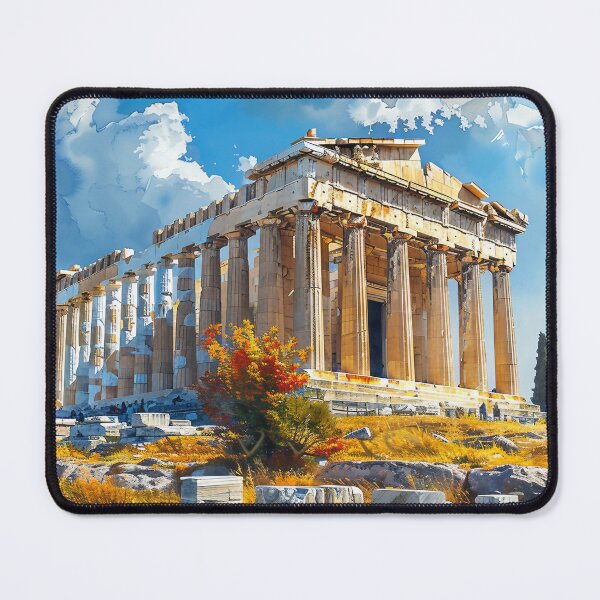 Item preview, Greek Acropolis Watercolor Travel Landmarks designed and sold by SayItWithYours.