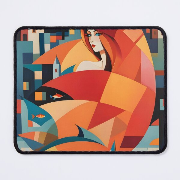 Item preview, Abstract girl and people, in the Boat. designed and sold by Nira Dabush.