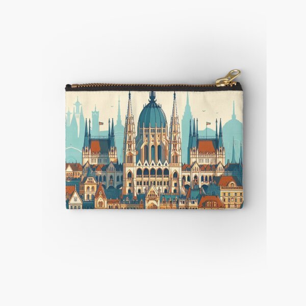 Item preview, Budapest, Hungary Animated Style Symbolic Attractions designed and sold by Gaborai.