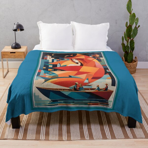 Item preview, Abstract girl and people, in the Boat. designed and sold by Nira Dabush.