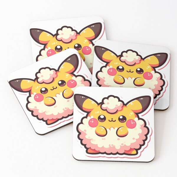Item preview, Fluffy Chu - Sticker designed and sold by rikymorphe.