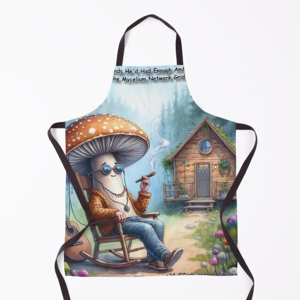 Item preview, Mushroom Builds A Tiny House And Lives Off The Grid designed and sold by Rick London Gifts.