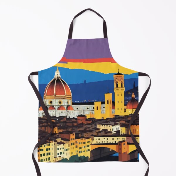 Item preview, Florence, Tuscany, Italy, design in pop art style designed and sold by CreativeSparkzz.