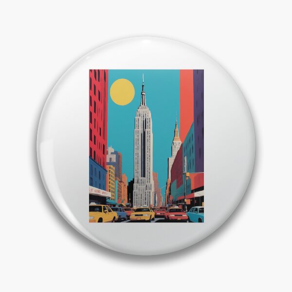 Item preview, La ciudad de Nueva York, Nueva York, EE.UU., diseño en estilo pop art. designed and sold by CreativeSparkzz.
