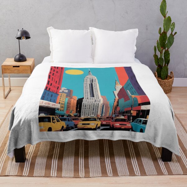 Item preview, La ciudad de Nueva York, Nueva York, EE.UU., diseño en estilo pop art. designed and sold by CreativeSparkzz.