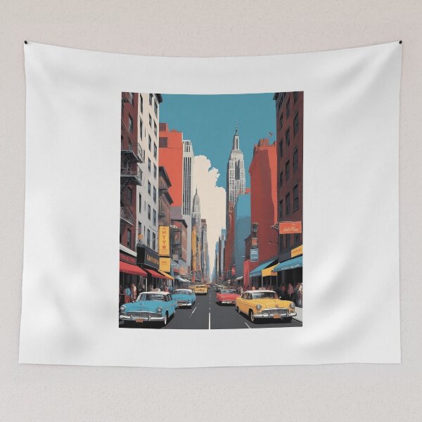 Item preview, New York City, New York, USA, design in pop art style designed and sold by CreativeSparkzz.