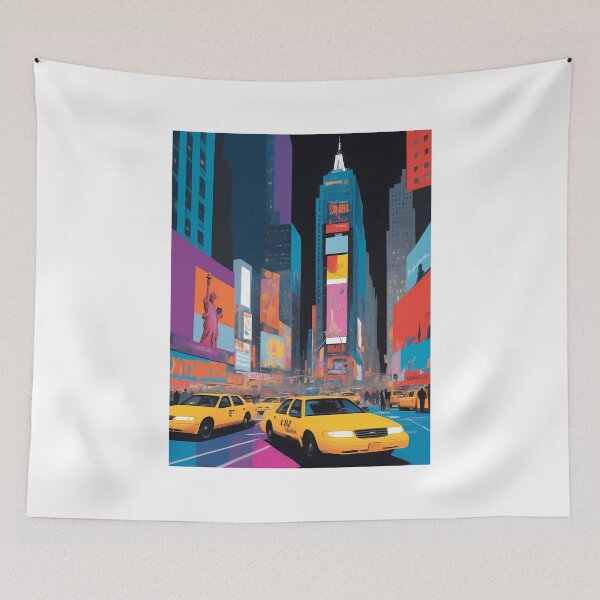 Item preview, New York City, New York, USA, design in pop art style designed and sold by CreativeSparkzz.