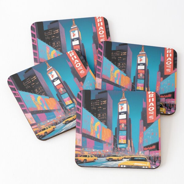 Item preview, New York City, New York, USA, design in pop art style designed and sold by CreativeSparkzz.