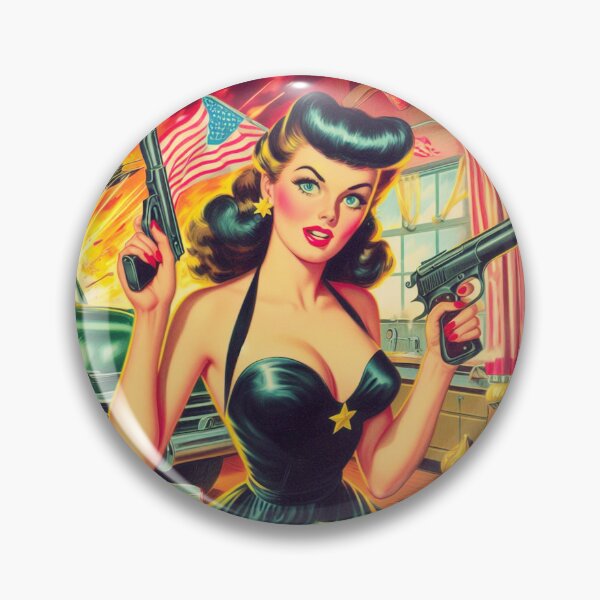 Item preview, Retro Pulp Girl designed and sold by PulpVintage.