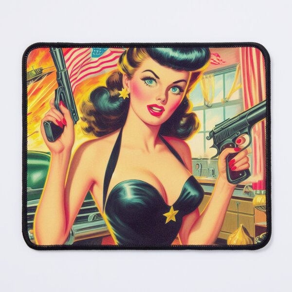 Item preview, Retro Pulp Girl designed and sold by PulpVintage.