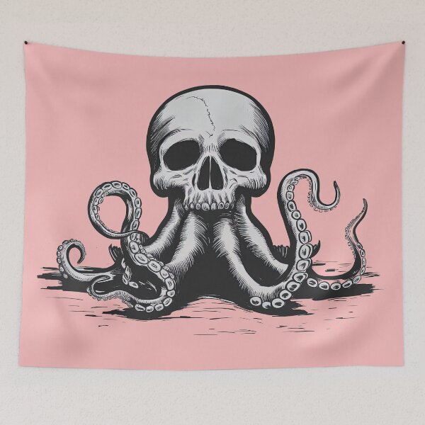 Item preview, Skull octopus  designed and sold by AIEverything.