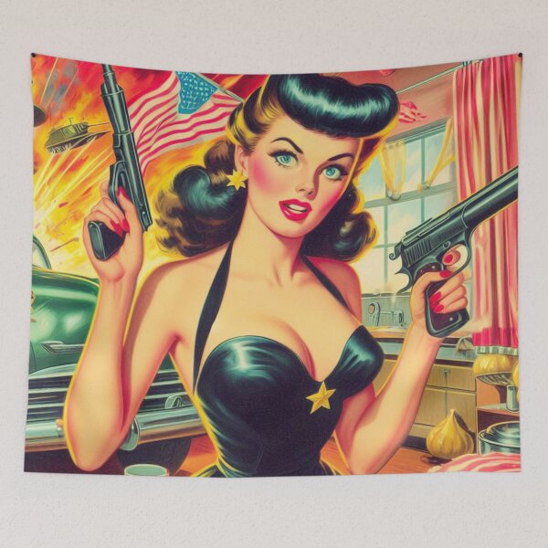 Item preview, Retro Pulp Girl designed and sold by PulpVintage.