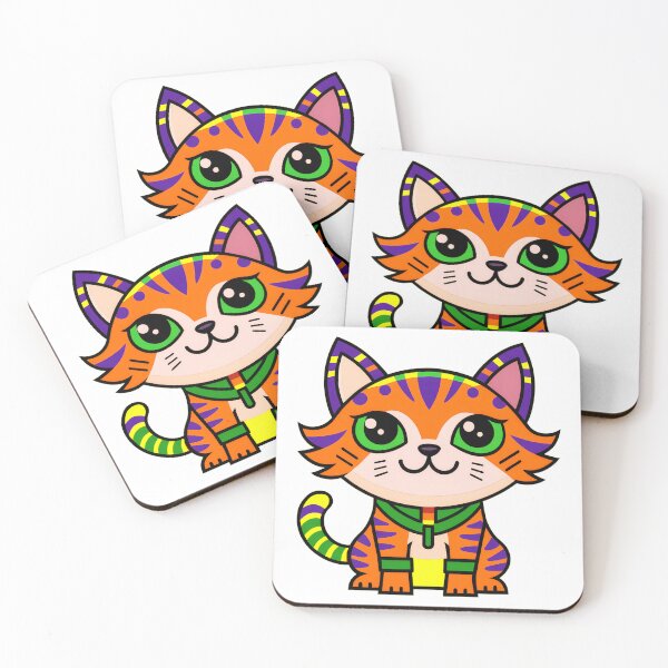 Item preview, Cute Cat Drawing in Vibrant Colors designed and sold by musa ibrahim kılıç.