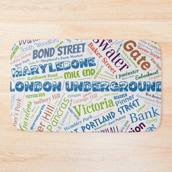 Item preview, London Underground Stations designed and sold by Montage-Madness.