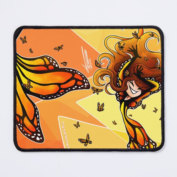 Item preview, Orange Butterfly Mermaid designed and sold by AnimationPixie.