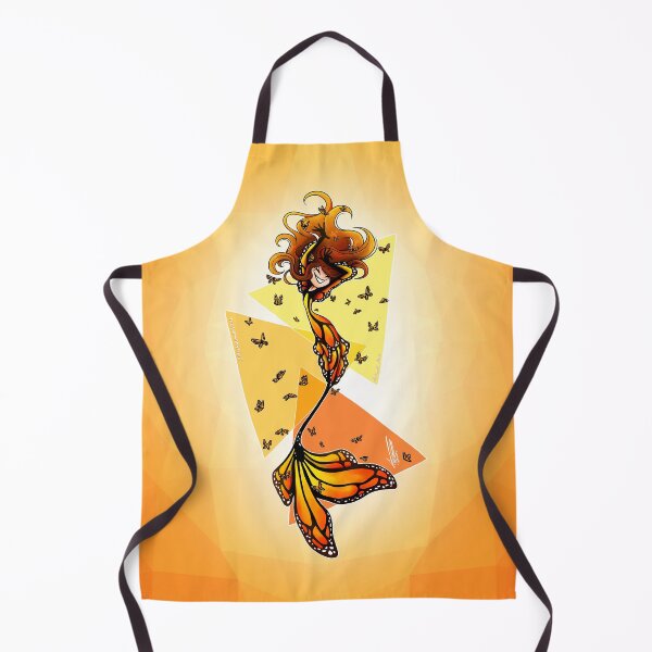 Item preview, Orange Butterfly Mermaid designed and sold by AnimationPixie.