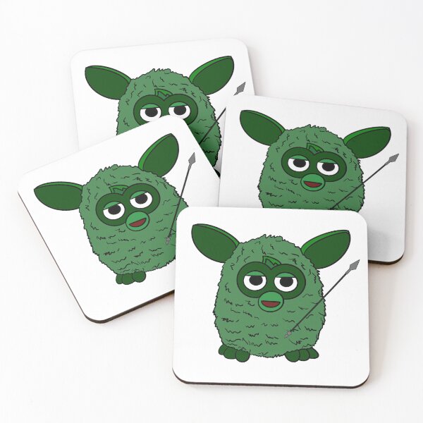 Item preview, Forest Green Ares Furby designed and sold by Animals-by-JB.