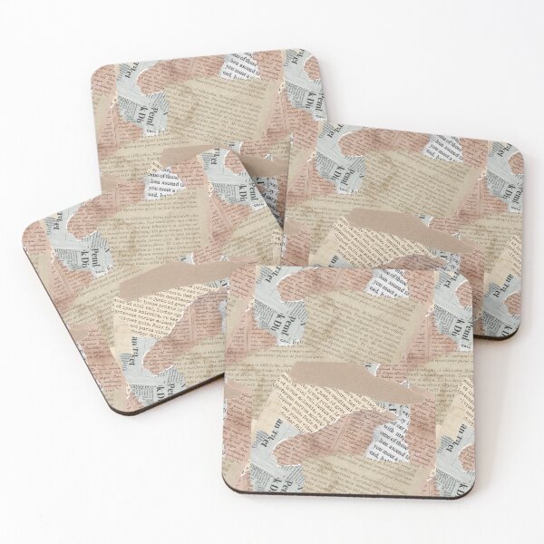 Item preview, Retro Reboot: Vintage Paper Collage in Earth Tones Pattern designed and sold by adriaquart.