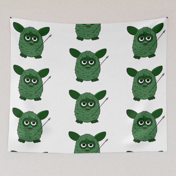 Item preview, Forest Green Ares Furby designed and sold by Animals-by-JB.