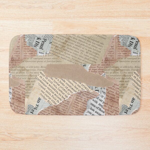 Item preview, Retro Reboot: Vintage Paper Collage in Earth Tones Pattern designed and sold by adriaquart.