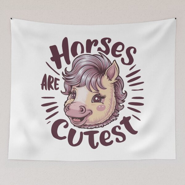 Item preview, Horses are cutest designed and sold by 123ks.