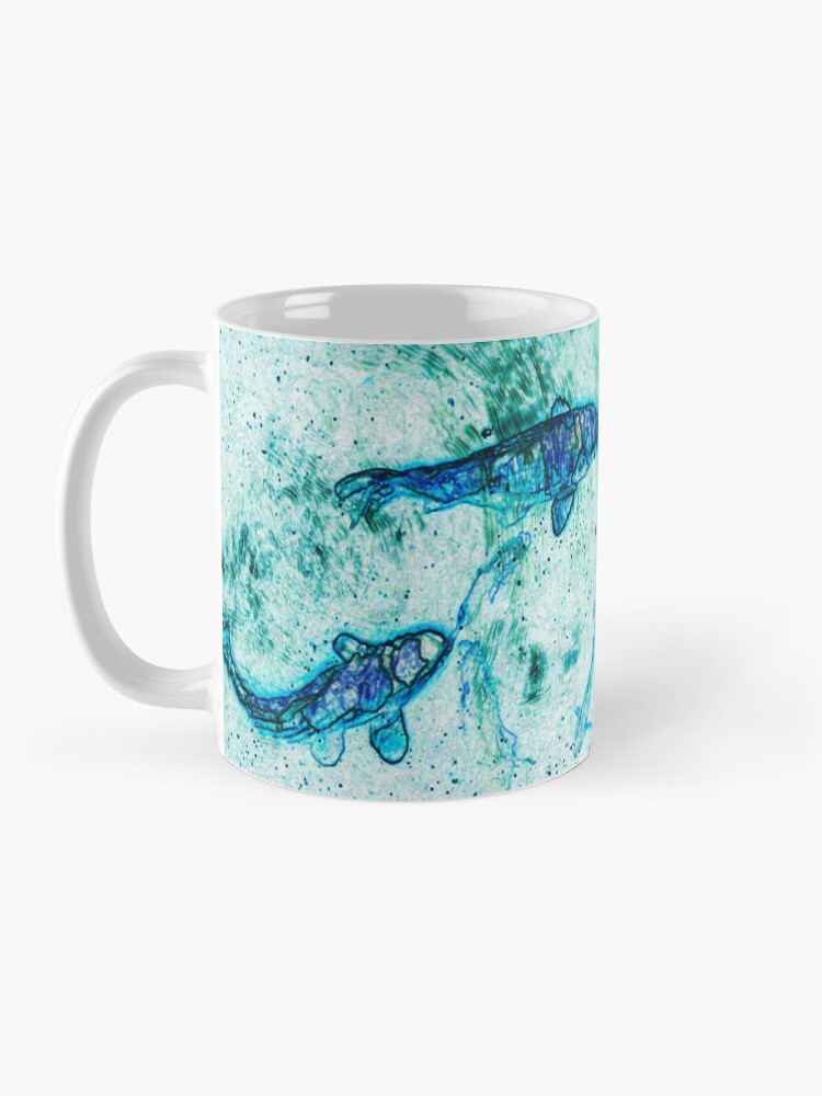Thumbnail 3 of 6, Coffee Mug, Coy Koi Design designed and sold by Besoul-Design.
