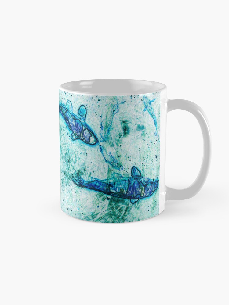 Thumbnail 5 of 6, Coffee Mug, Coy Koi Design designed and sold by Besoul-Design.