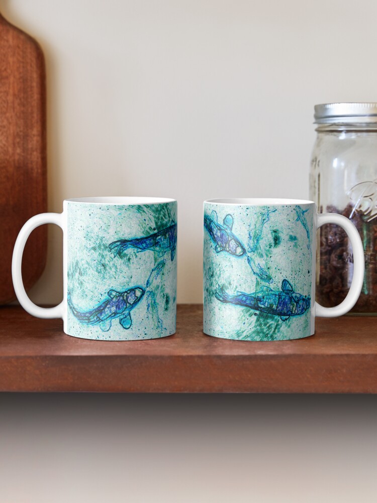 Thumbnail 2 of 6, Coffee Mug, Coy Koi Design designed and sold by Besoul-Design.