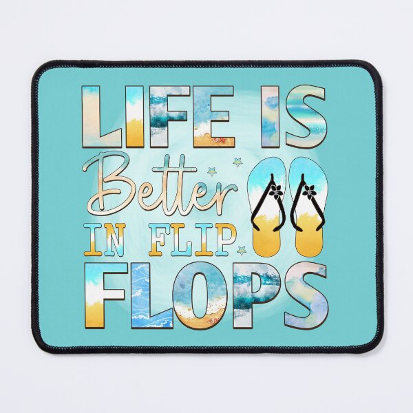 Artikelvorschau, In Flip Flops ist das Leben besser entworfen und verkauft von MarigoldandLily.