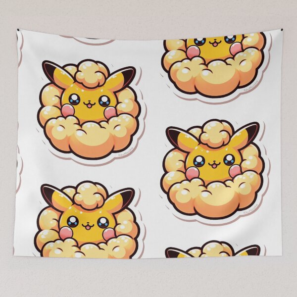 Item preview, Fluffy Chu Sticker 2 designed and sold by rikymorphe.