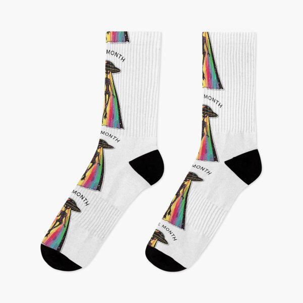 Item preview, Pride month. Rainbow UFO Alien designed and sold by Anastasiia Yurevych.