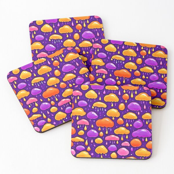 Item preview, Colorful Raindrop Pattern Design designed and sold by Health And Fitness Posts e-Store.