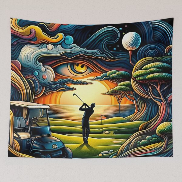 Item preview, Abstract Golf Design Golfer Sunset Swing designed and sold by SportsT-Shirts.