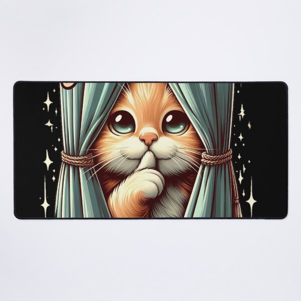 Item preview, Cat say Shhh... secrets of silence  designed and sold by Coollzone.